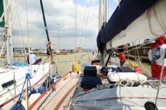 Coming into the first lock on Day 2